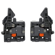 Pair of DTC Undermount Drawer Slide Plastic Front Locking Devices, Grey 1