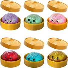 Below Mystery Squishy Bun Dumpling RARE GLITT...