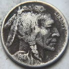 1918/7-D 5c Buffalo Nickel. Attractive Circulated Details, Corroded. Full Date!