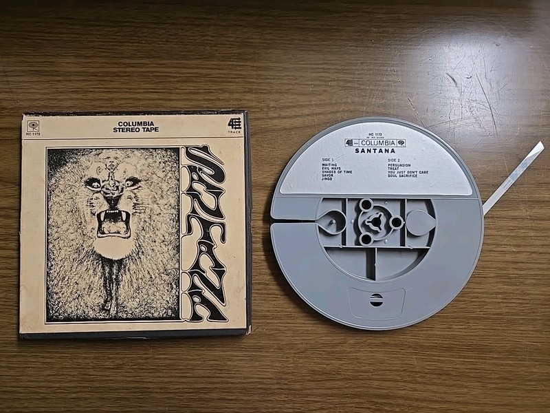 Reel to Reel Tape  SANTANA 3 3/4 IPS  Stereo NICE!!