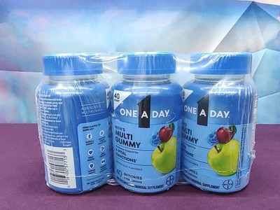 3X One A Day Men's Gummies Multivitamin 120 Count Chewable Nutritional 11/2027