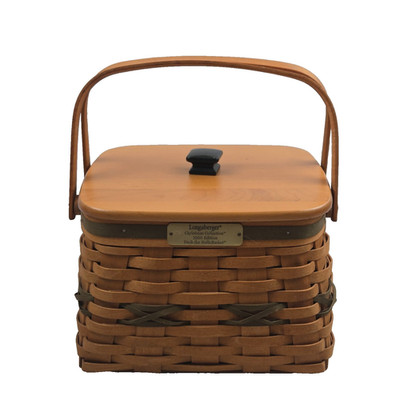 Longaberger Deck the Halls Basket Christmas Collection 2000 w/ Basket Liners