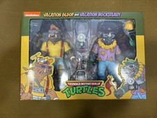 NECA TMNT Vacation BEBOP and ROCKSTEADY Fallathon Ninja Turtles NEW