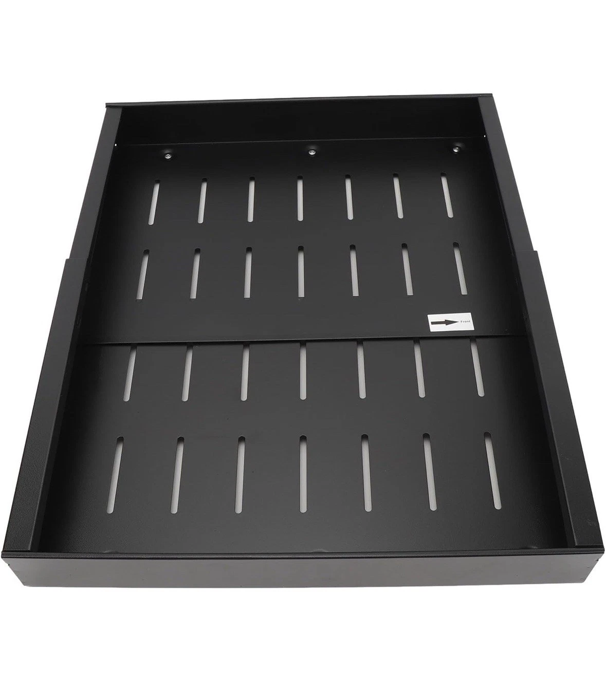 SIXRUN Adhesive Expandable Pull Out Cabinet Organizer 2Pack Carbon Steel