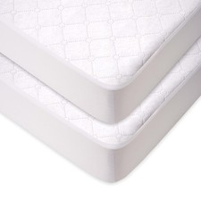 2 Pack Waterproof Crib Mattress Protector 52" x 28"