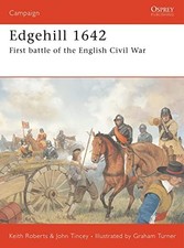 Edgehill 1642: First battle of the English Civil Wa... by Tincey, John Paperback