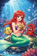 Disney Arielle Die kleine Meerjungfrau Fan Paket 11 + GRATIS Mystery Figur Box!