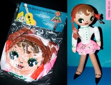 Poupée Gonflable Vintage Décor Ancienne Figurine Manga Hong Kong Années 1960