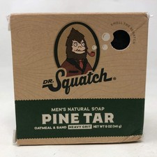 Dr. Squatch Pine Tar Soap Bars x3 