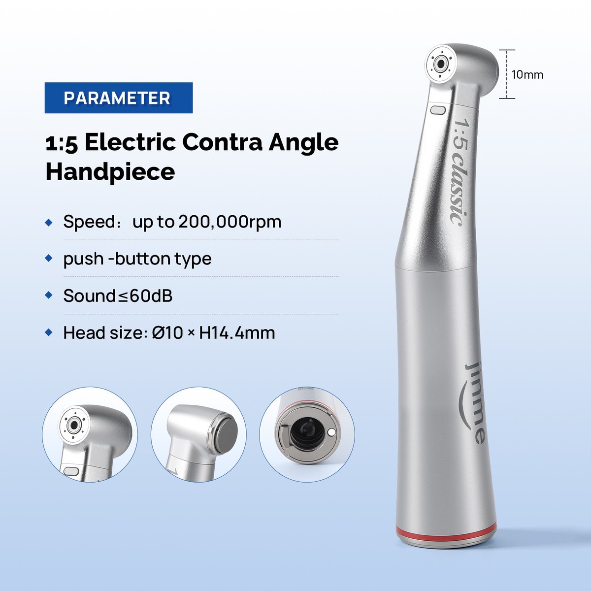Jinme Dental ES70 Implant Motor Surgical System with 4 Contra
