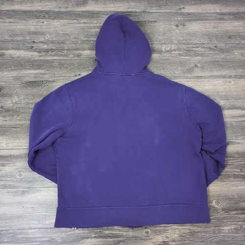 VTG Minnesota Vikings Chant Womens 2XL Hoodie Purple Reebok Embroidered Logo NFL - Picture 3 of 14