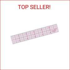 Westcott W-10 6-Inch 8ths Graph Ruler, Transp...