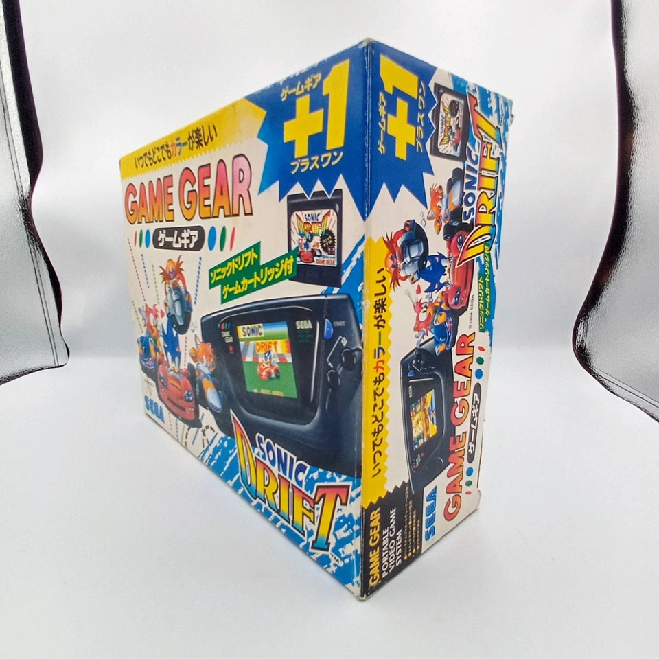 SEGA Game Gear Console Black Sonic For Parts Turns On w/ Blank Screen Japanese - Image 4 of 4