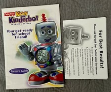 Fisher Price The Kinderbot Kasey Interactive Learning Robot Parent's MANUAL only