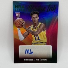 2023-24 Panini NBA Hoops Maxwell Lewis Rookie Ink Auto #RI-MAX