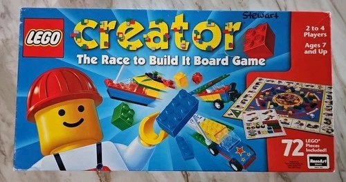 1999 LEGO Creator The Race to Build It Board Game 100% Complete RoseArt HTF RARE