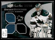 2007-08 Upper Deck Sweet Shot Stitches Triples Evgeni Nabokov #SST-EN