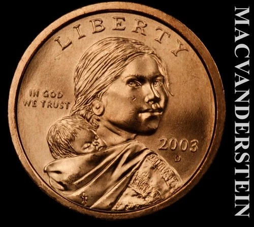 2003-D Sacagawea Dollar — photo from the most recent tracked eBay sale