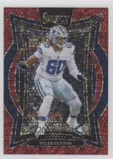 2024 Panini Select Concourse Red Disco Prizm 19/49 Tyler Guyton #69 rf2