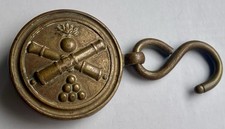 Feldbindenschloss Offizier Artillerie Frankreich 19. Jahrhundert original
