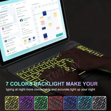 Wireless Backlit Keyboard Mouse For Lenovo Tab M11 TB330FU M10 HD M10 FHD Plus