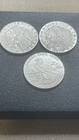 (3) Silver 1/10 oz Incuse Indian Round