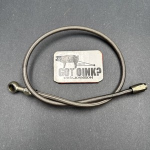 Kawasaki Suzuki Honda Yamaha Dragbike KZ GS Steel Braided Brake Line 24” Long