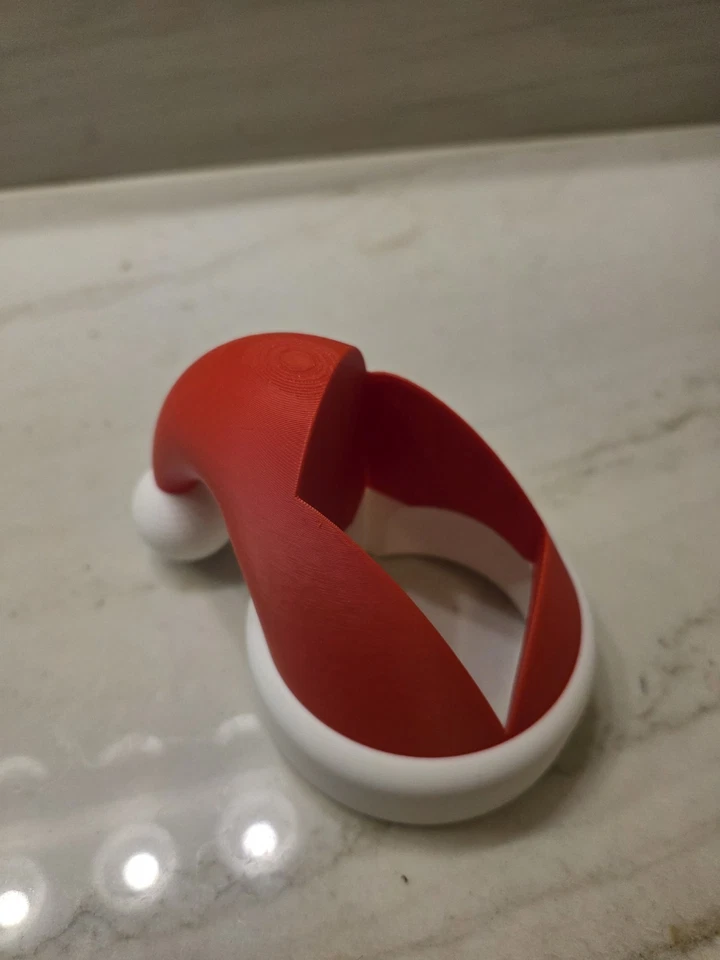 Soporte dispensador de jabón sombrero de Papá Noel vacaciones de Navidad Foto 3 de 4