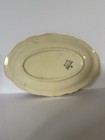 Vintage Homer Laughlin Virgina Rose Plate Platter Gold Blue Teal Floral Basket — photo 2