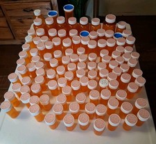 Lot Of 100 Empty Prescription Pill Medicine Bottles