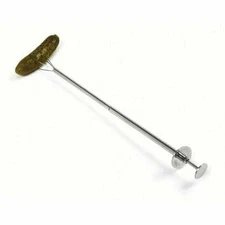 Norpro 8.75" Stainless Steel Pickle Picker Pincher Fork - Olive Pepper Grabber