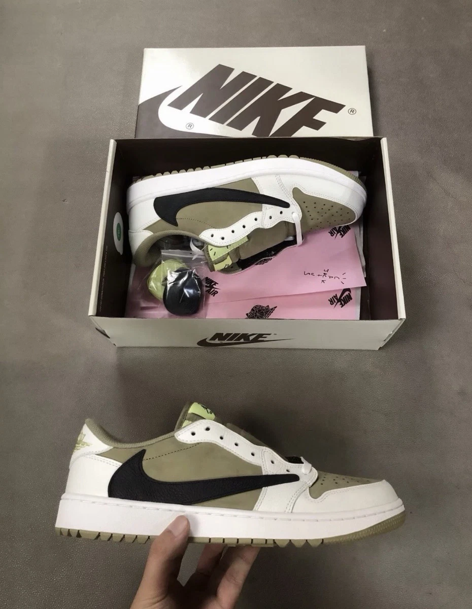 Jordan 1 Low Golf x Travis Scott Neutral Olive for Sale