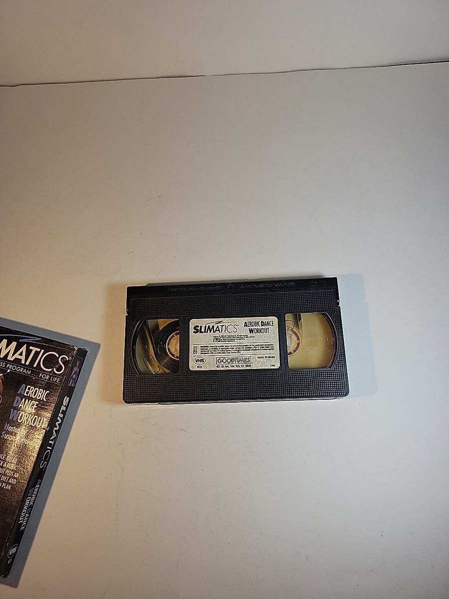 スポーツ・フィットネス SLIMATICS : VHS SUSAN ANTON Slimatics Aerobic Dance Workout VHS Factory Susan Anton 1989