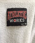VINTAGE  ATHLETIC WORKS MEDIUM JACKET NAVY BLUE USA WINDBREAKER- Great Condition — photo 6