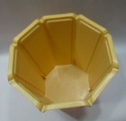 Vintage 1980's Rubbermaid Retro Gold Plastic Octagon Trash Can Wastebasket  — photo 2