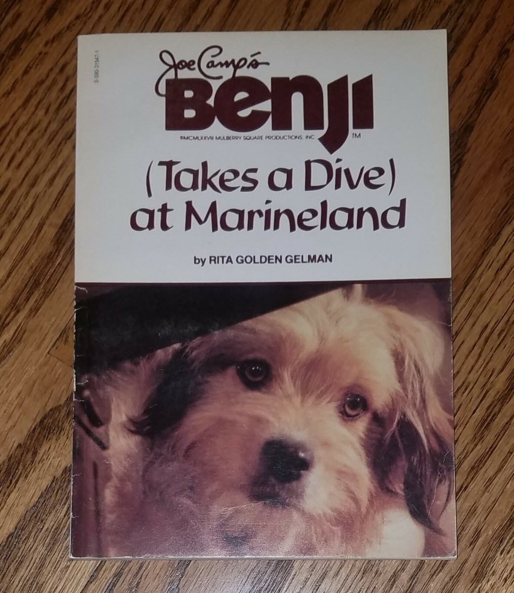 Joe BENJI LOT Frame-Tray Puzzle book TAKES A DIVE AT WORK