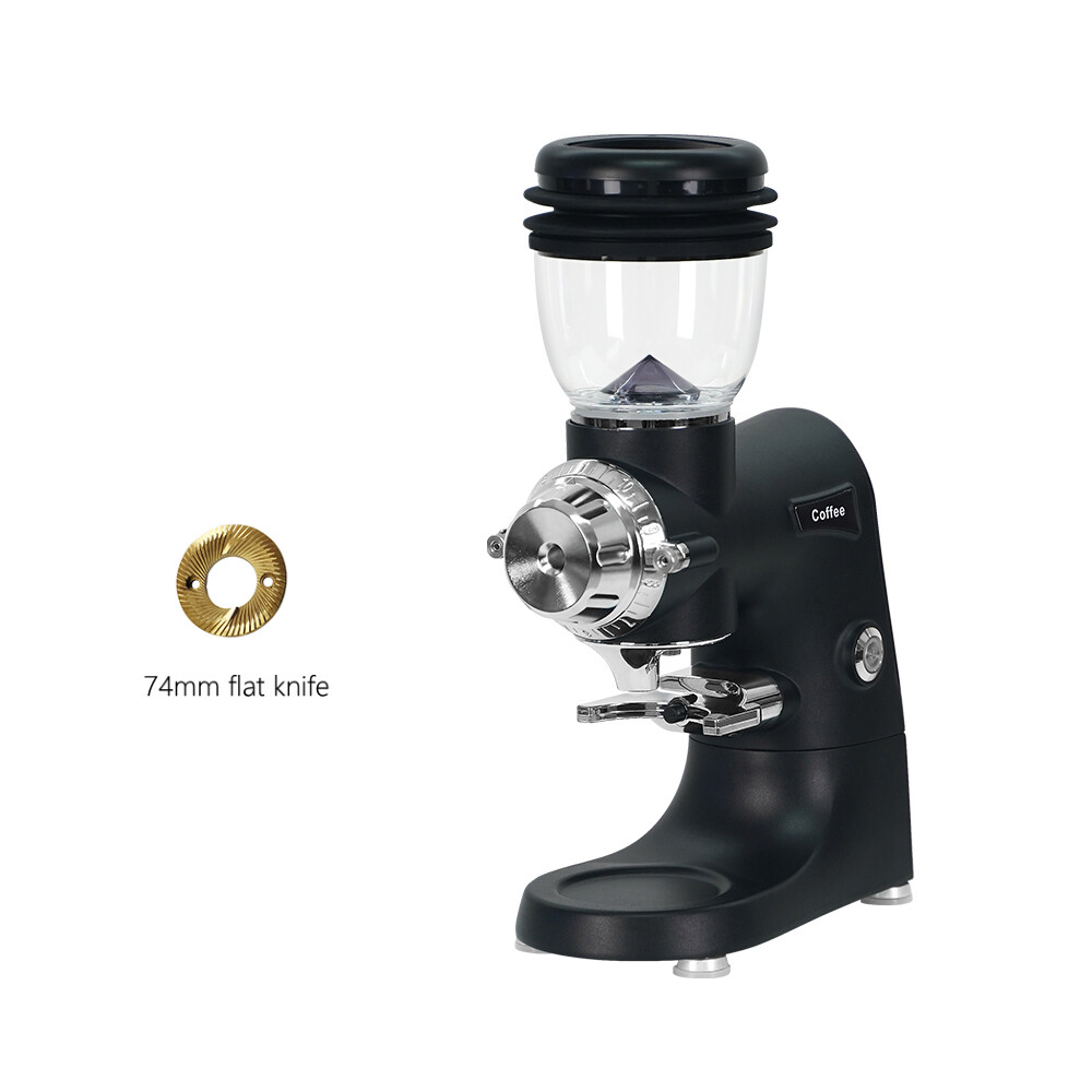 Automatic Coffee Mill Coffee Grinder 74MM Ghost Teeth Burr/Flat Burr 110-240V