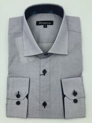 NWT Maceoo men/'s long sleeve button down shirt,Luxor abstract shapes multi sizes