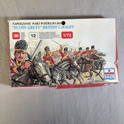 Esci Ertl 1/72 ''Scots Greys'' British Cavalry Waterloo 1815 Napoleonic Wars #217
