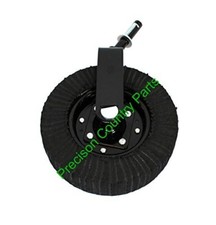 Fully Greased 15" Laminated Tire Tail Wheel 1-1/4" Yoke Shaft w/needle bearing