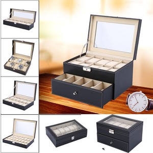 Uhrenbox Uhrenkoffer Uhr Kasten Aufbewahrungsbox Uhrenkasten