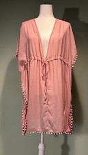 Women  s Swimwear Cover Up Pink Size Medium