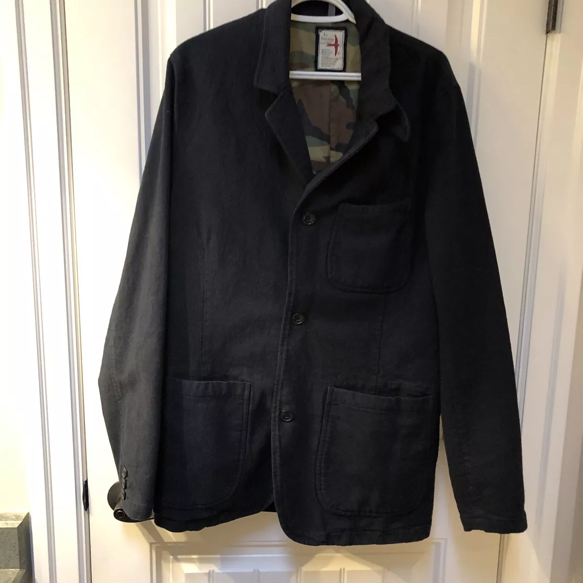 Cotton twill cheap blazer