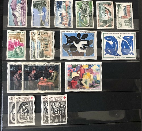 FRANKREICH Briefmarken postfrisch** + ihr Anhänger gestempelt 1959 1960 1961 News MNH ** & Used - Bild 6 von 6