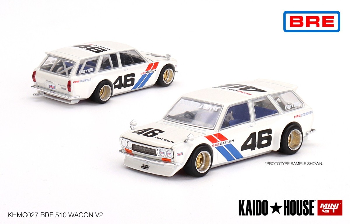 Mini GT KAIDO House Datsun 510 WAGON BRE Datsun 2 Pack KHMG026