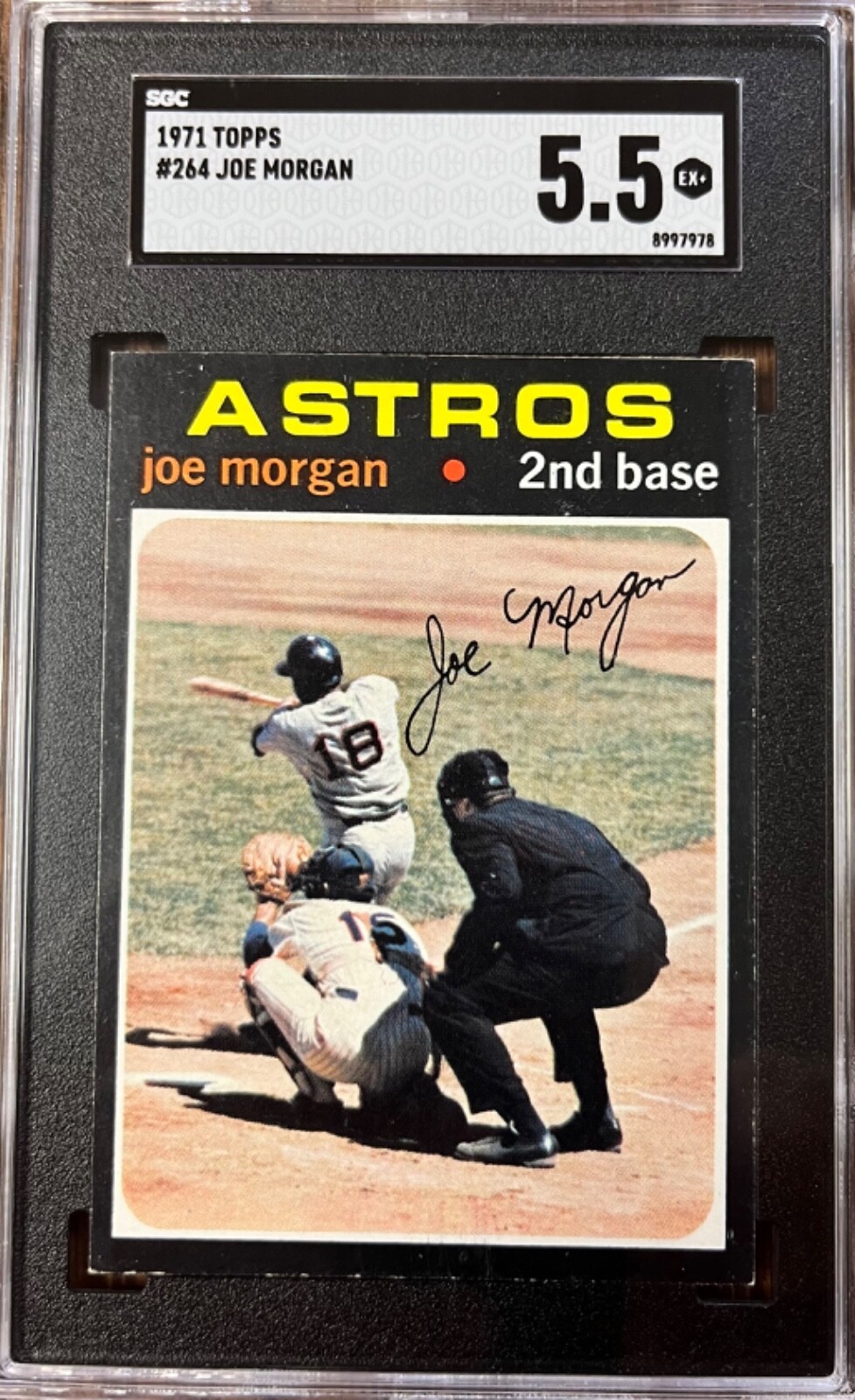 1971 Topps #264 Joe Morgan SGC 5.5