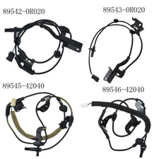 4PCS Front Rear Left & Right ABS Wheel Speed Sensor For RAV4 06-2012 4WD 13 FWD