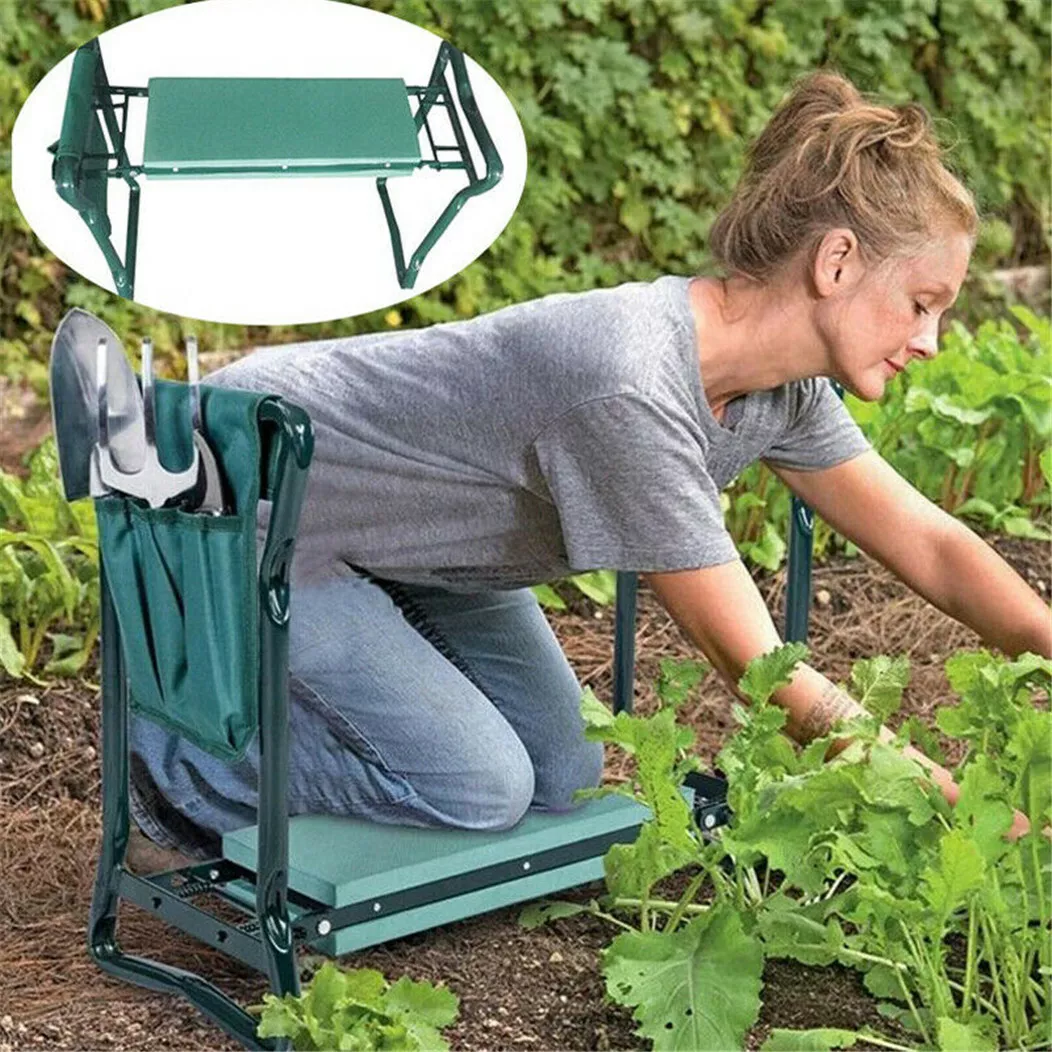 Garden kneeler online and stool