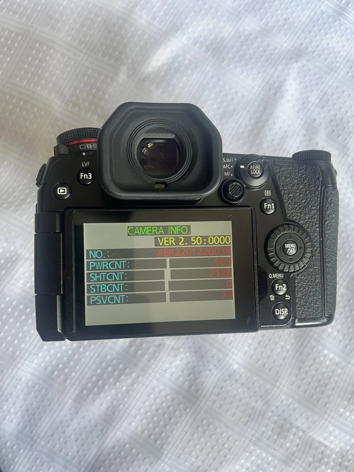 DEFECTIVE Great Condition Panasonic Lumix G9 Mirrorless Camera 3 Batteri G2U - Image 4 of 4