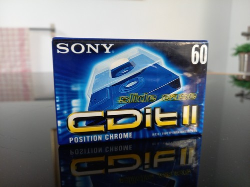 Lot de 5 Cassettes Audio Vierges SONY CDit II 60 Mn - Sous Blister